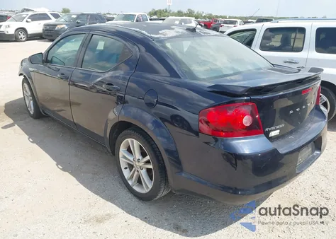 2012 Dodge Avenger Se V6 from USA, damaged, VIN 1C3CDZAG0CN312185